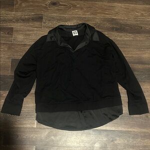 Anne Klein Black Lightweight Women's Sweater Blouse